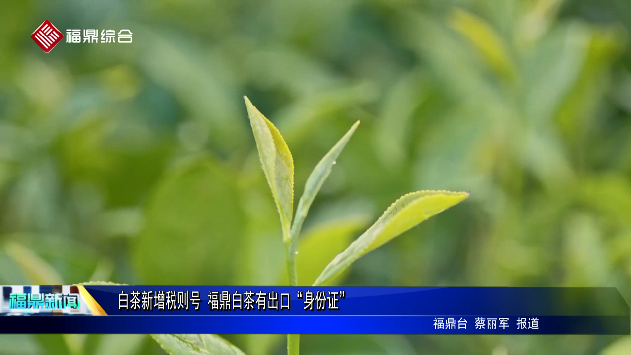 白茶新增税则号 沙巴体育官网-全球顶级赛事直播-多样盘口玩法白茶有出口“身份证”